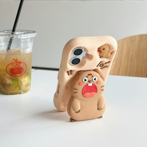 3D Cute Animal Cartoon Silicone Case for iPhone 678-11 12 13 14 15 16 Pro Max 17 - Picture 17 of 72