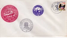 OOERATION SAIL - BUQUE ESCUELA JUAN SEBASTIAN DE ,  NEW YORK, NY  1976  FDC14048