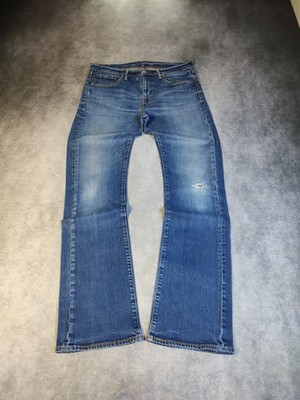 Levi s 527 Slim Bootcut Jeans Herren W34 L34 Blau Y2K Vintage Denim Pashanim
