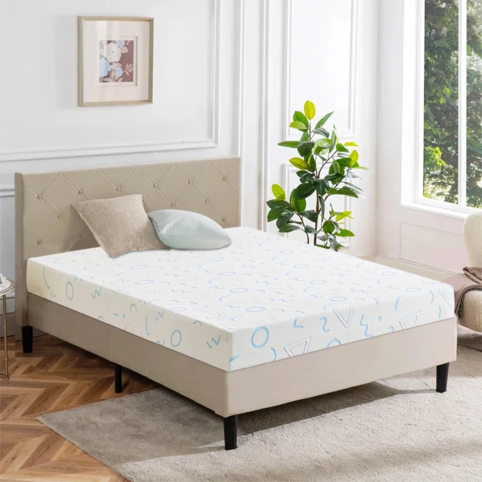 GJQ 5" 6" Gel Memory Foam Medium-Firm Mattress for Pressure Relief Bed in a Box - Image 2 of 4