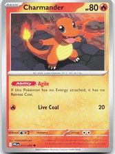 Charmander 011/094 11 ME02 Phantasmal Flames C NM English Pokémon