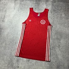 Vintage 80s Adidas West Germany Jersey Tank Top Mens Size M-L