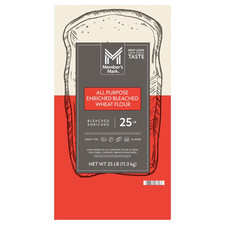 Member's Mark All Purpose Flour 25 lbs Bulk Baking Cooking Pantry Staple.