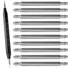 22mm Spring Bars, Watch Pins  1.8mm Diameter 10pcs Stainless Steel Watch Band...