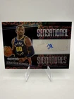 2024 Panini Prizm Black Jonathan Kuminga Snakeskin Sensational Signatures Auto