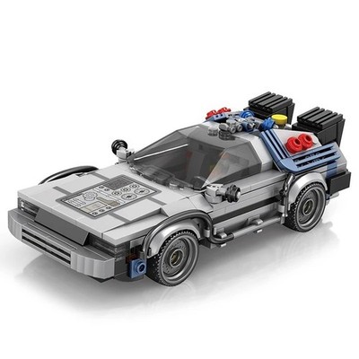 1:24 Classic Movie Rennwagen Bausteine MOC Modell Sportwagen Spielzeug Back Fut