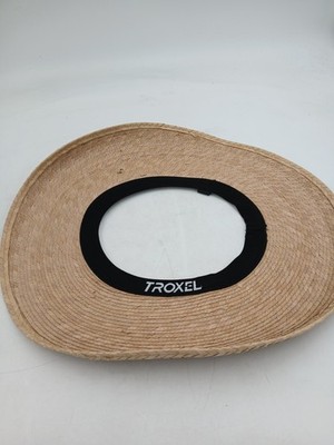 Troxel Helmet Brimmer Size A Natural Straw Equestrian Riding Sun Shade