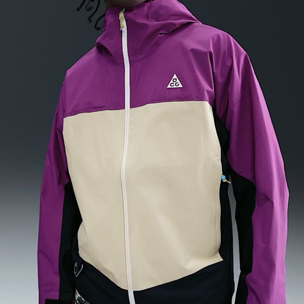 Nike ACG Jacket Sz Medium Mens Bold Berry Black Purple Morpho