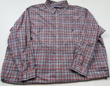 Polo Ralph Lauren Red Blue Check Long Sleeve Button Down Shirt 4XB