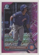 2022 Bowman Chrome Prospects Fuchsia Shimmer Refractor Cristian Hernandez 7s2