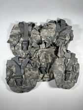 Lot of 5 US Army ACU MOLLE II Canteen / General Purpose Pouches