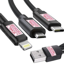 3in1 USB kabel Schnell Ladekabel für Samsung Galaxy S4 Mini La Fleur (i9195)