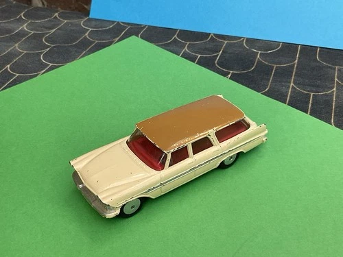 Corgi Toys Plymouth Sports Suburban No.219 Brown Cream, 1960s Vintage