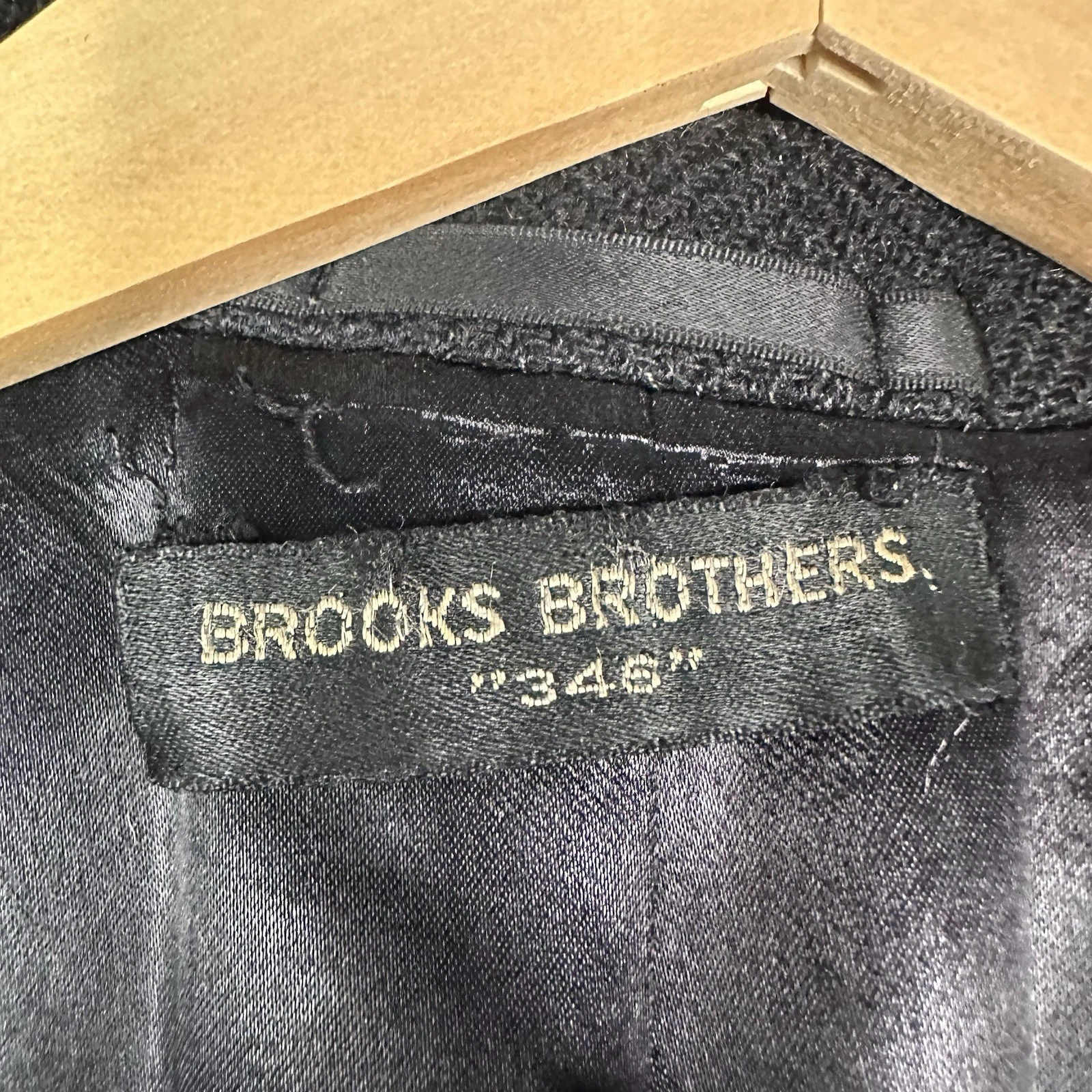 VTG Brooks Brothers Coat Mens 40 Long (Tagged 39) 1950s Overcoat Topcoat Wool - product detail image 10