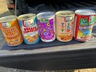 Lot Of 5   Vintage Coin Bank CHEF BOYARDEE Pasta Cans Mixed