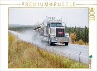 Calvendo Puzzle Truck Heading North | 1000 Pieces, Finished Size 25.2 × 18.9 In