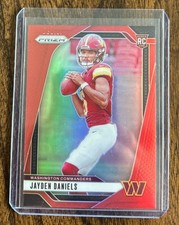 JAYDEN DANIELS 2024 Panini Prizm #347 Retail Red Rookie RC SP SSP