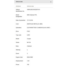 2016 Mini Cooper Clubman Heckscheibenwischerarm 67637368089