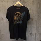 Harley Davidson Avalanche Denver Colorado T Shirt Mens L Black Grim Reaper Wings