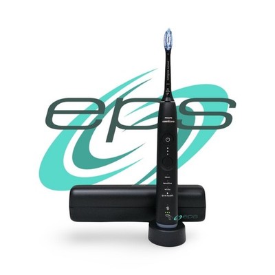 Philips NEXT GENERATION SONICARE HX7421/01 Schallzahnbürste schwarz mit Ladeetui