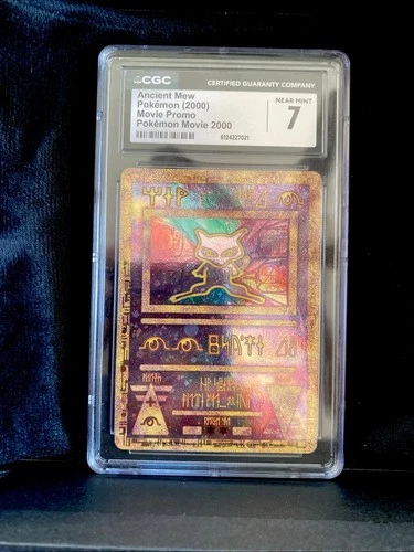 1999 Pokemon Movie Promo 2000 Ancient Mew BGS 7.5 Near Mint WOTC