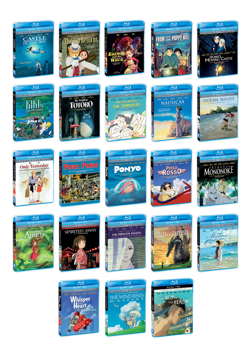 The World Of Studio Ghibli Blu-ray 23-Film Bundle