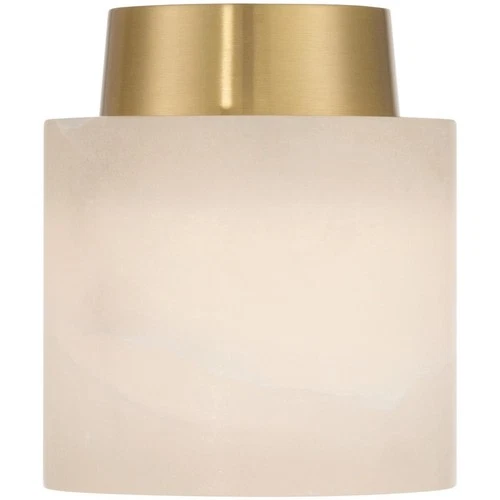 Crystorama AME-400-AG Acme 1 Light 5.75 inch Aged Brass Semi Flush Ceiling Light - Picture 3 of 7