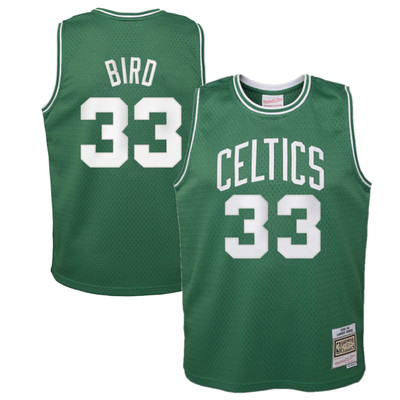 Boston Celtics Kinder Trikot NBA Mitchell & Ness Road Top - Bird - Neu