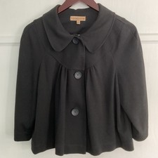 Notations Black Swing Cape Jacket Women s Siz...