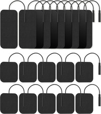 TENS Unit Replacement Pads Reusable Self-Adhesive Electrodes 20 Packs 2X2 2X4