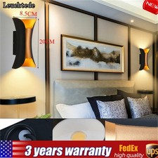 Modern LED Up Down Wall Light Sconce Lamp Fixture Outdoor Indoor Waterproof