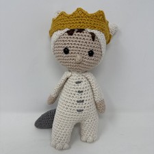 Amigurumi crocheted Stuffed Max From  Where The Wild Things  Are 10 Inches
