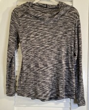 Columbia Hoodie Gray Space Dye Shirt Pullover Too Long Sleeve Women s Size L