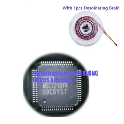 1pcs MSC1210Y4PAGT MSC1210Y4PAGR MSC1210 Marking Code MSC1210Y4 QFP Chips
