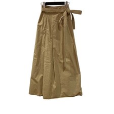 CELINE Phoebe Long Skirt 2 2Q06 7555 Beige Size: SIZE 34 USED From Japan T1913