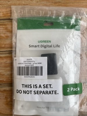 UGREEN HDMI Coupler 2 Pack, 4K@60Hz Female to Female Adapter HDMI 2.0 Extender f