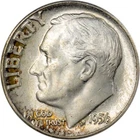1956 Roosevelt Dime - Toned - CH BU!
