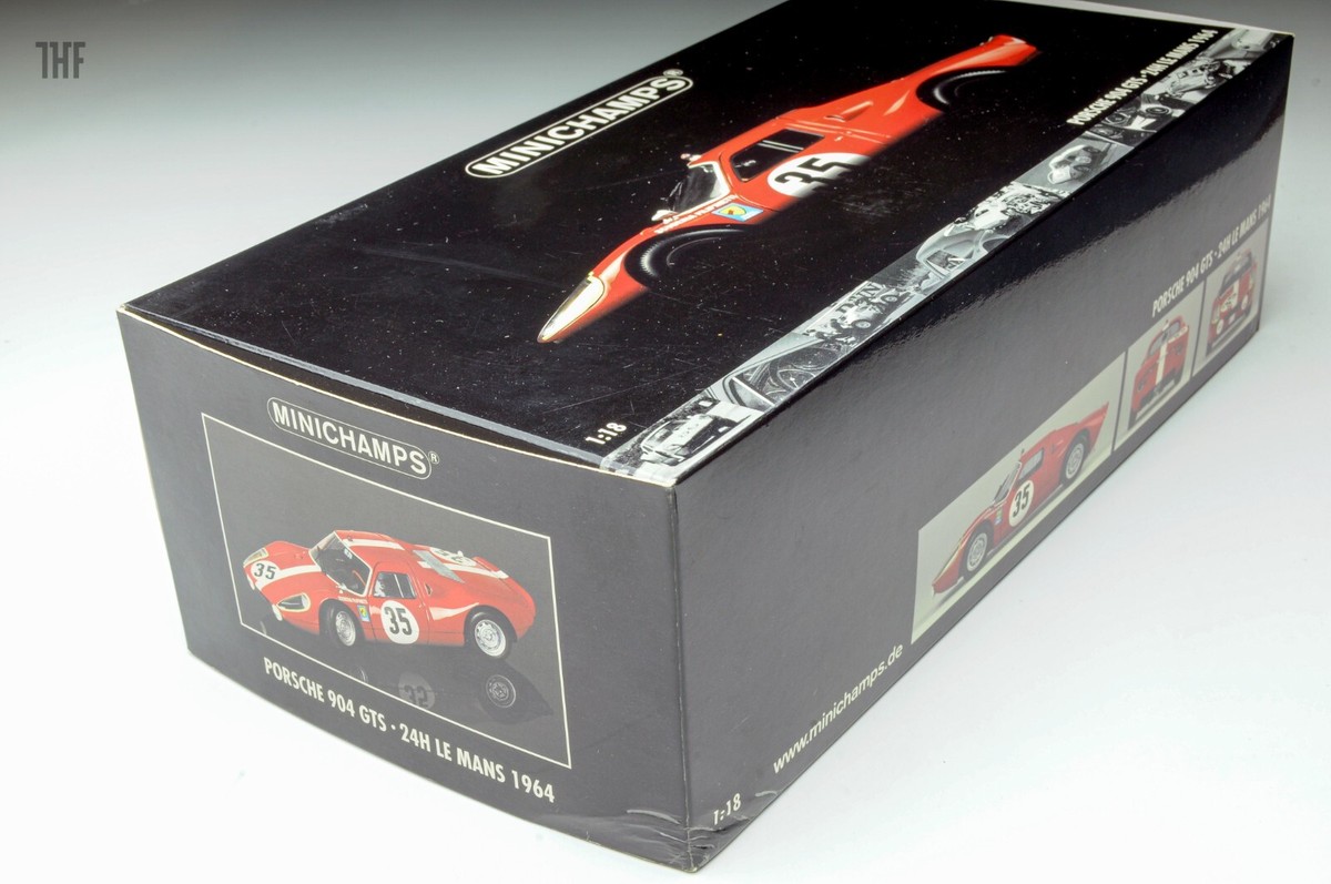 1/18 Minichamps Porsche 904 GTS 1964 24H Le Mans SCUDERIA 1/18 Minichamps Porsche 904 GTS 1964 24H Le Mans SCUDERIA