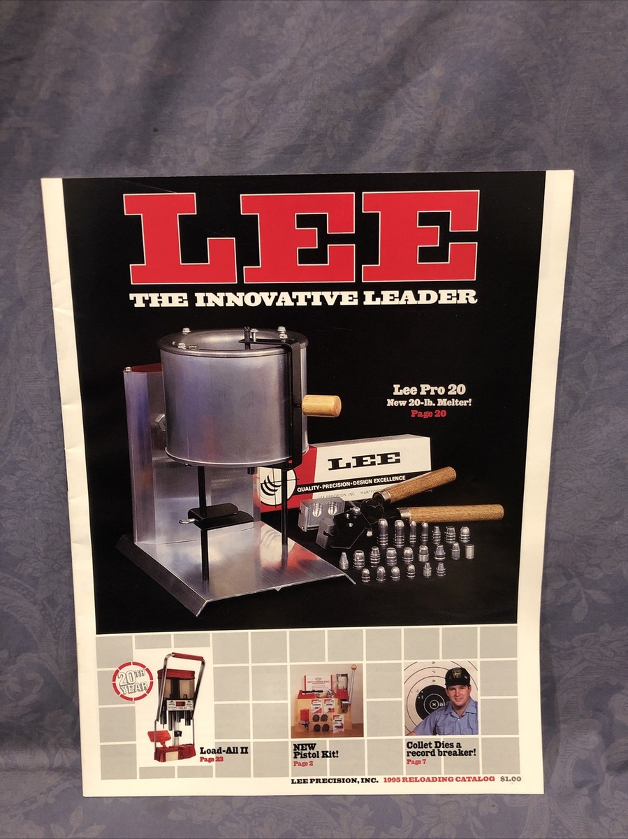 Lee の**ディスプレイ Lee Lee Precision, Inc. 1995 Reloading Catalog | eBay