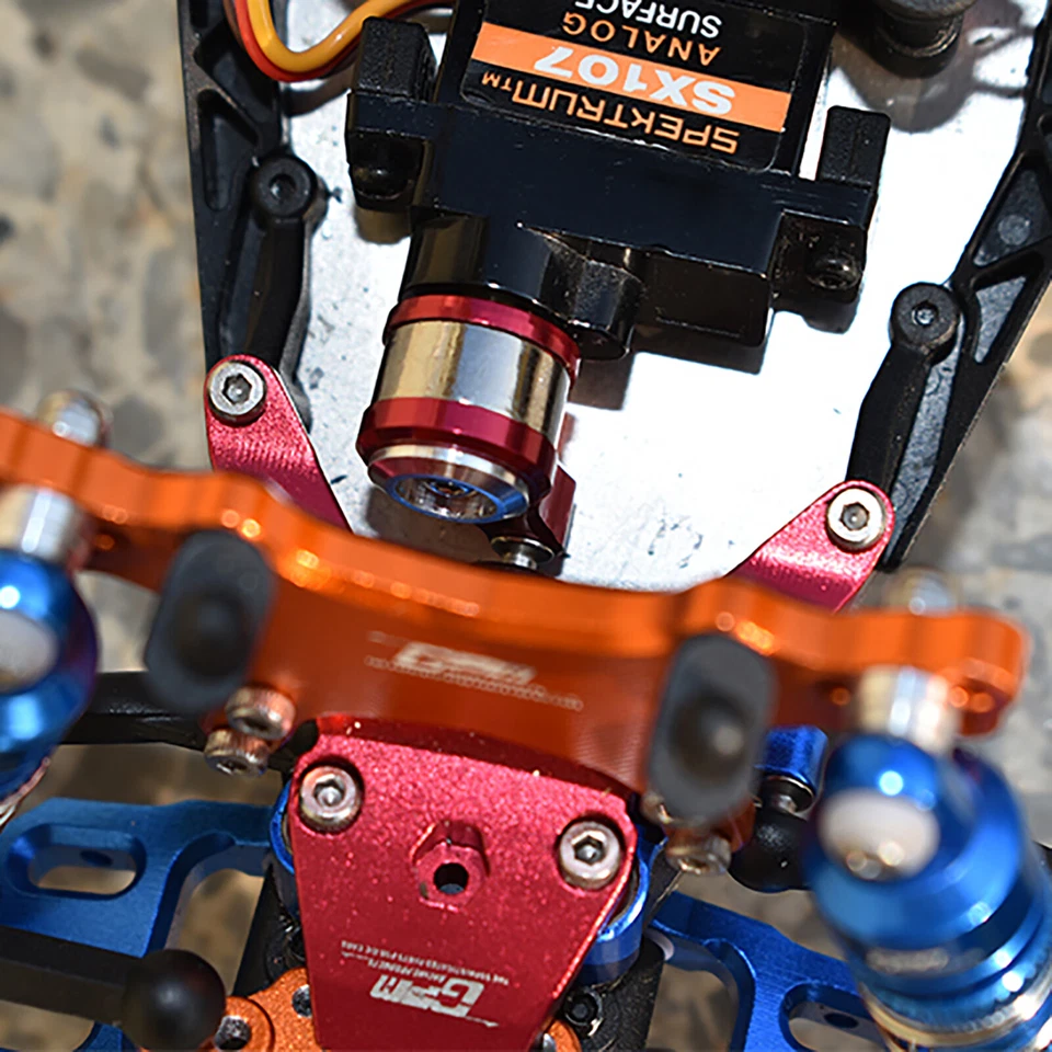 20T Steering Gear Arm w/ Spring for LOSI 1/18 Mini-T 2.0 2WD Stadium Car Upgrade - Image 3 of 4