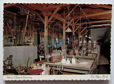 Fort Myers Edison Laboratory Florida Postcard 
