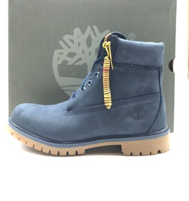 *NEW* Men TIMBERLAND PREMIUM 6'' WATERPROOF BOOTS MEDIUM BLUE (TB06718B 484)  