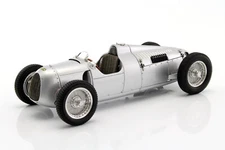 New CMC Auto Union Type C 1936-1937 1:18 Model Car Silver M034 KidBX