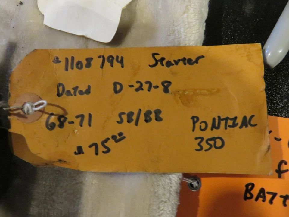Pontiac 350 1975-78 arranque con fecha 7D27 (27/04/77)--GM#1108794--¡USADO!! Foto 2 de 4