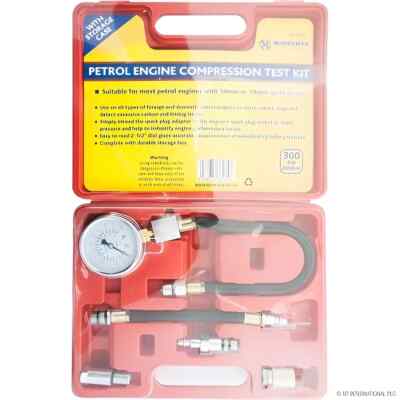Benzinmotor Kompressionstest-Kit 300 PSI passend für 14 mm & 10 mm Zündkerzen Genauigkeit