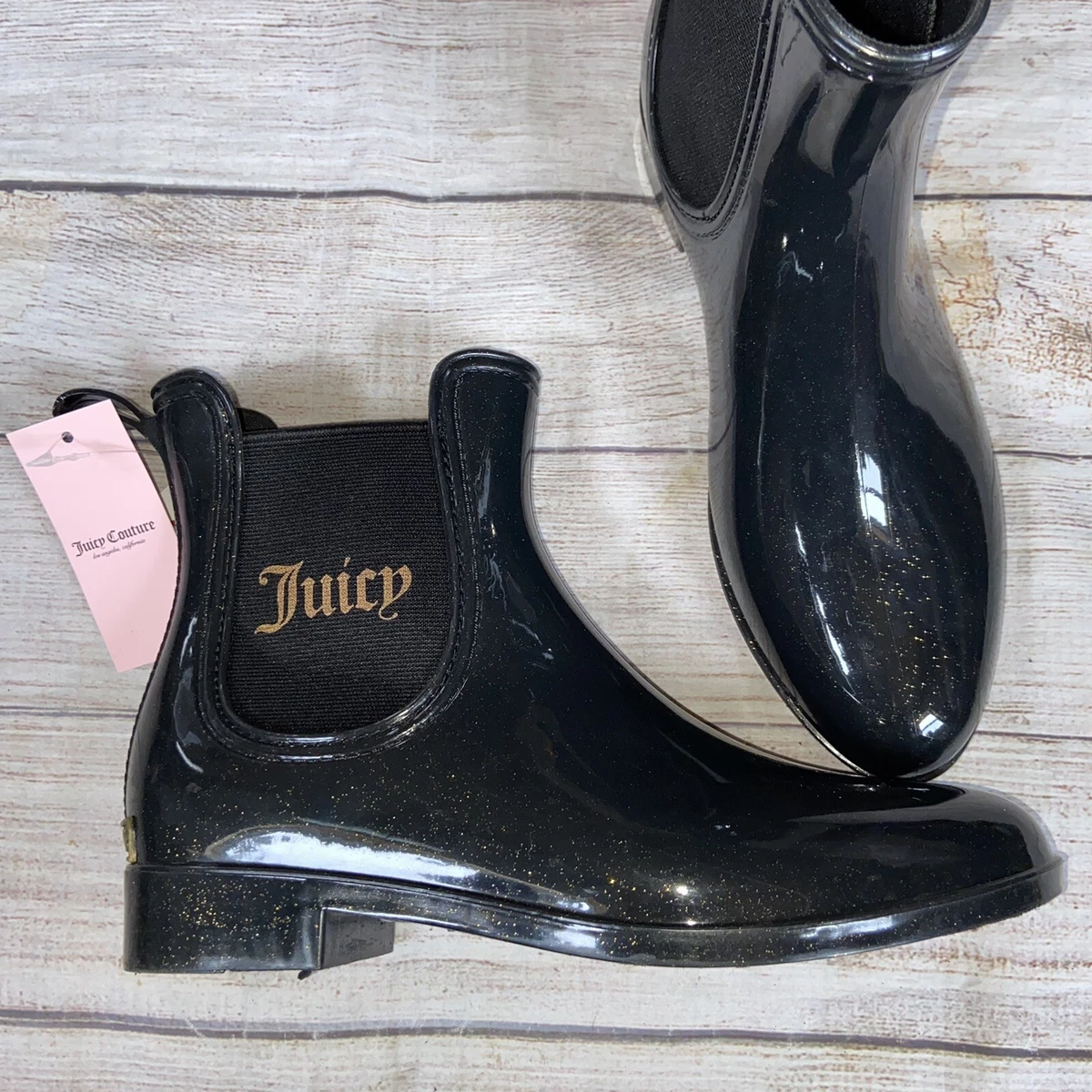 Juicy couture sparkle clearance boots