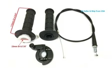 Handle Grip Bar Throttle Cable For Honda CR60 CR80 CR100 CR125 CR125M