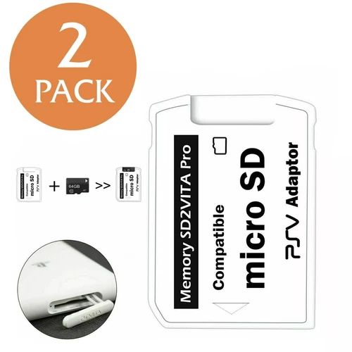 2X V7.0 SD2VITA Micro SD Support TF Memory Card 32GB 64GB 128GB 256GB For PSVita