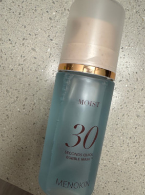 MENOKIN 30 Seconds Quick Bubble Mask - Moist / 95ml (no wash, no sheet) /Express