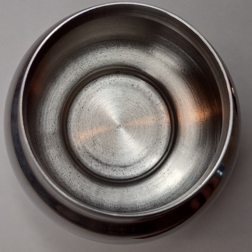 ONEIDA Vintage 18/8 Stainless Steel Covered Sugar Bowl Wood Handle MCM Japan - Picture 11 of 12